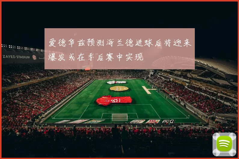 爱德华兹预测海兰德进球后将迎来爆发或在季后赛中实现